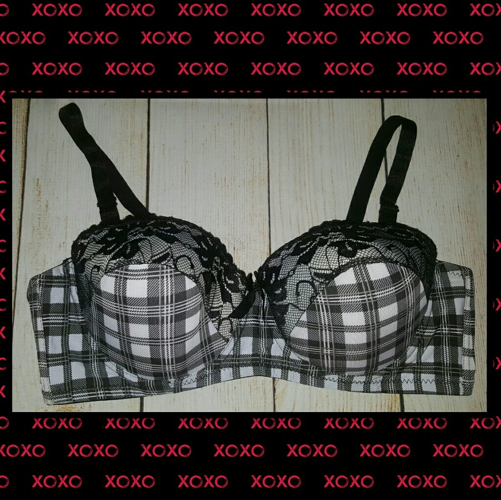 Cute plaid bra